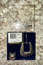 MONTANA SILVERSMITHS SILVER HEARTS BELT BUCKLE WOMENS NWT