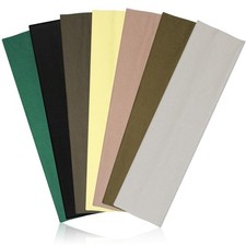 7 PCS Headbands Women Stretchy Non Slip Soft Cotton Cloth Hair Bands Sports