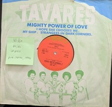 Tavares The Mighty Power Of Love Vinyl Record 12" VG/G+ CL15905 1974