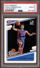 Cade Cunningham Card 2021-22 Donruss The Rookies #1 PSA 10