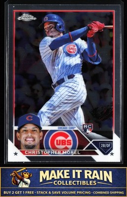 Christopher Morel 2023 Topps Chrome #198 Chicago Cubs Rookie RC