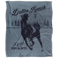 "Yellowstone - \"Dutton Ranch\" Pferd Decke, Seidig, Supersoft (TV23672)"