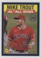 2021 Topps 1986 Topps All-Star Baseball Blue Mike Trout #86AS23 0q3