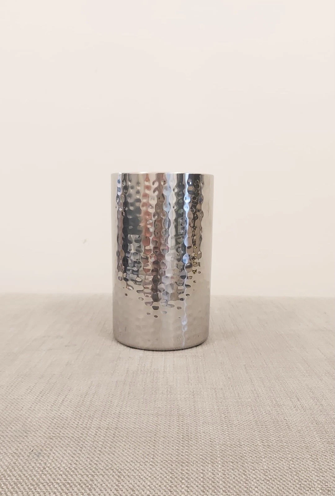 Next Silver Hammered Wine Cooler/summer Picnic Drink Cooler Bucket Bottle Party