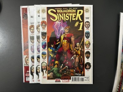   SQUADRON SINISTER 1 2 3 4 COMPLETE Guggenheim Pacheco 2015 5 Total Books