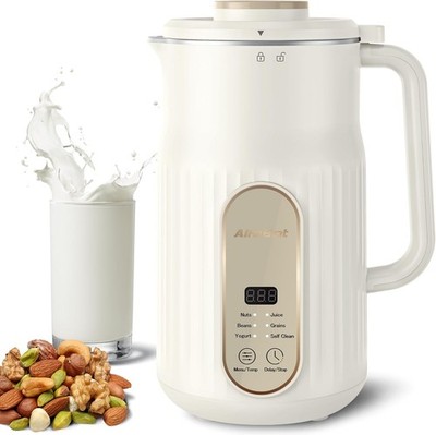 AlfaBot N2 Nussmilchmaschine, Automatische Mandelmilchmaschine Pflanzenmilch 1L