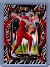 2024 Panini Select - Concourse Tip Reiman #50 Zebra Shock Prizm (RC)