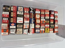 Vintage Vacuum Tube Lot RCA Sylvania GE Mixed Tubes TV Radio Lot Of 50 Lot 2