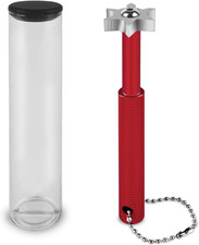 Golf Club Groove Sharpener with 6 Heads, Re-Grooving Tool and Cleaner for Restor