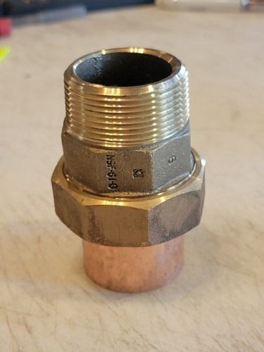 Elkhart 56704 Copper Union 1-1/2" Sweat. FreeShipL48 
