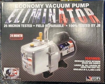 #ad Jb Industries Dv 4E Eliminator Refrig Evacuation Pump 4.0 Cfm 6 Ft. $399.98
