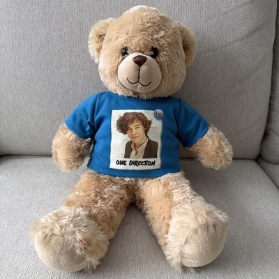 One Direction 1D 2013 Retired Build A Bear BAB Teddy bear W Harry Styles Shirt