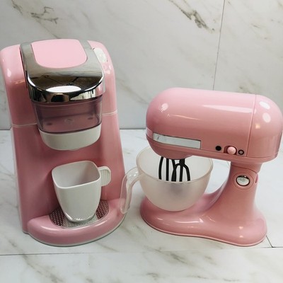 PlayGo Children's Toy Kitchen COFFEE MAKER & MIXER Appliance Pretend Play Works!