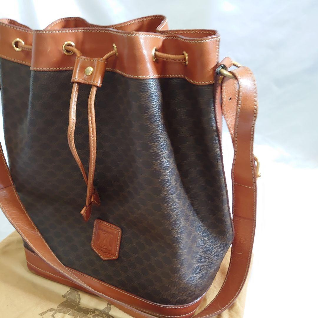 Mint Condition CELINE Macadam Pattern Drawstring … - image 3