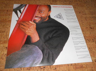 BOBBY McFERRIN - SIMPLE PLEASURES - LP (1988) EMI / Europe  M/M   RARE!