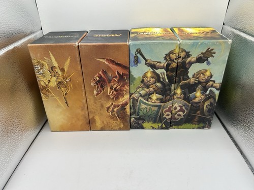 Magic The Gathering Morningtide 10 Th Lot Of 4 Vintage Fat Pack Empty Boxes Mtg