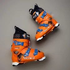 Tecnica Cochise Pro Light Ski Boots Size Mondo 27 27.5 Apline Mens 320 mm Orange