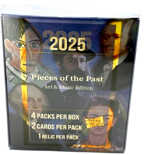 2025  PIECES OF THE PAST ARTS & MUSIC EDITION FACTORY SEALED HOBBY BOX Y1