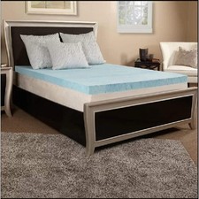 2" Inch Gel Cooling Memory Foam Mattress Topper - Mini Crib Size Made in USA ...