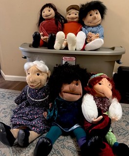 Folkmanis Puppets Set Of 6 Vintage .. Set Sold Together