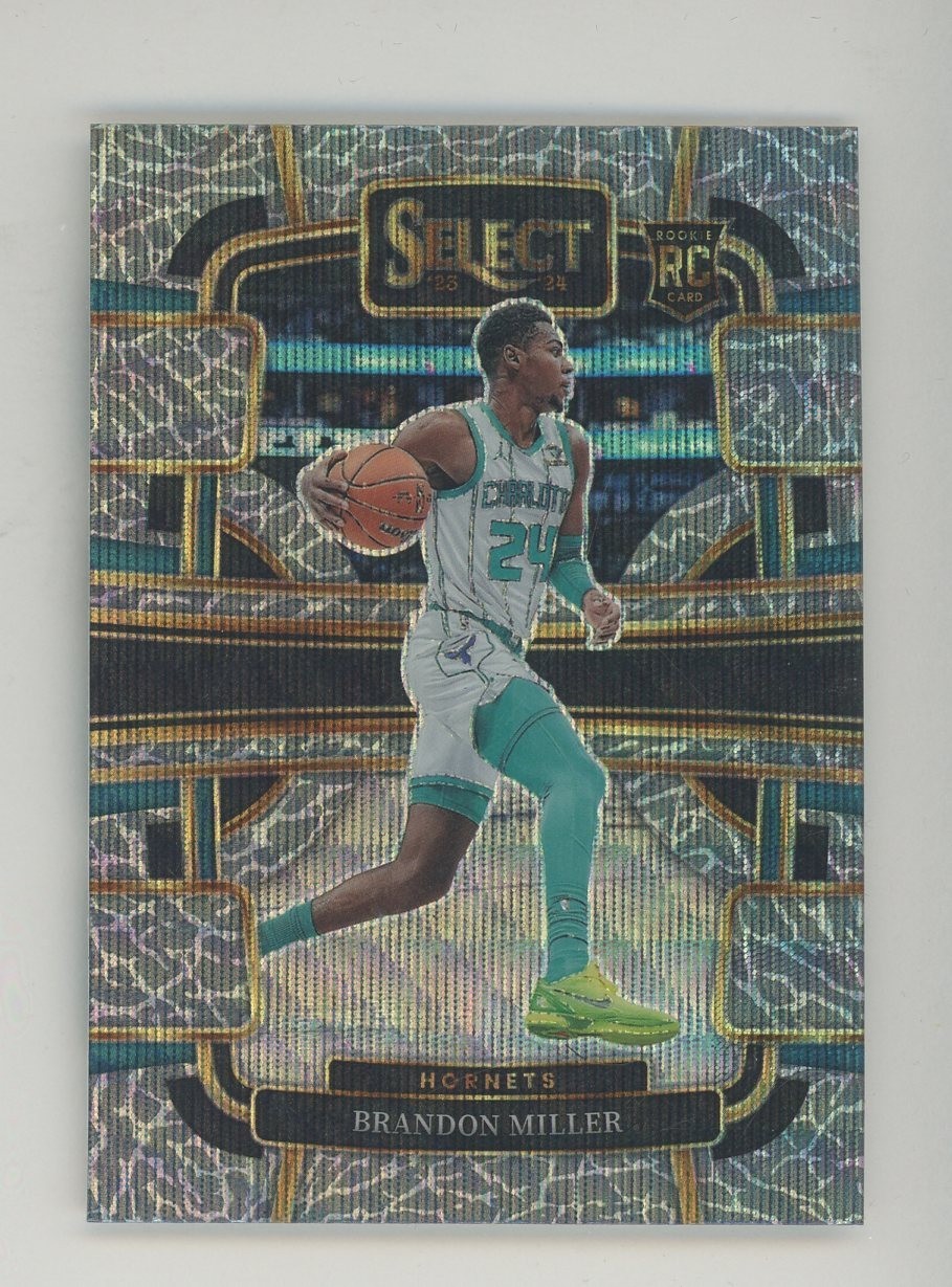 2023-24 Select Elephant Prizm #80 Brandon Miller Hornets RC Rookie