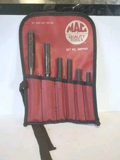 Mac Tools Used 6 Piece Sae Punch Set Made In Usa With Case Srpp6k