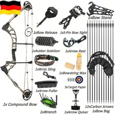 Arco composto frecce set 0-70 libbre arco da caccia arco sportivo tiro con l'arco caccia DE
