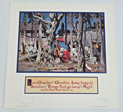 BERNIE WRIGHTSON Print - Ode To A Scottish Prayer -  Signed/Limited edition