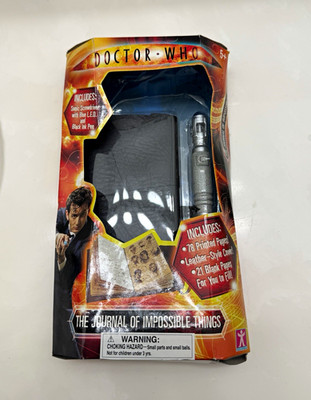 Doctor Who Journal of Impossible Things + Sonic Screwdriver