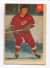 1954-55 Tony Leswick - Hockey Card
