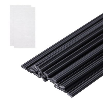 20 PCS 20 Inch Black PP Plastic Welding Rods Repair Strips Mesh Bumper