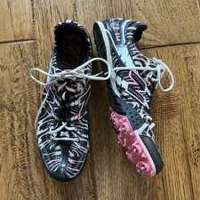 New Balance Women  s 7.5 B Track Shoes Spikes Pink Black