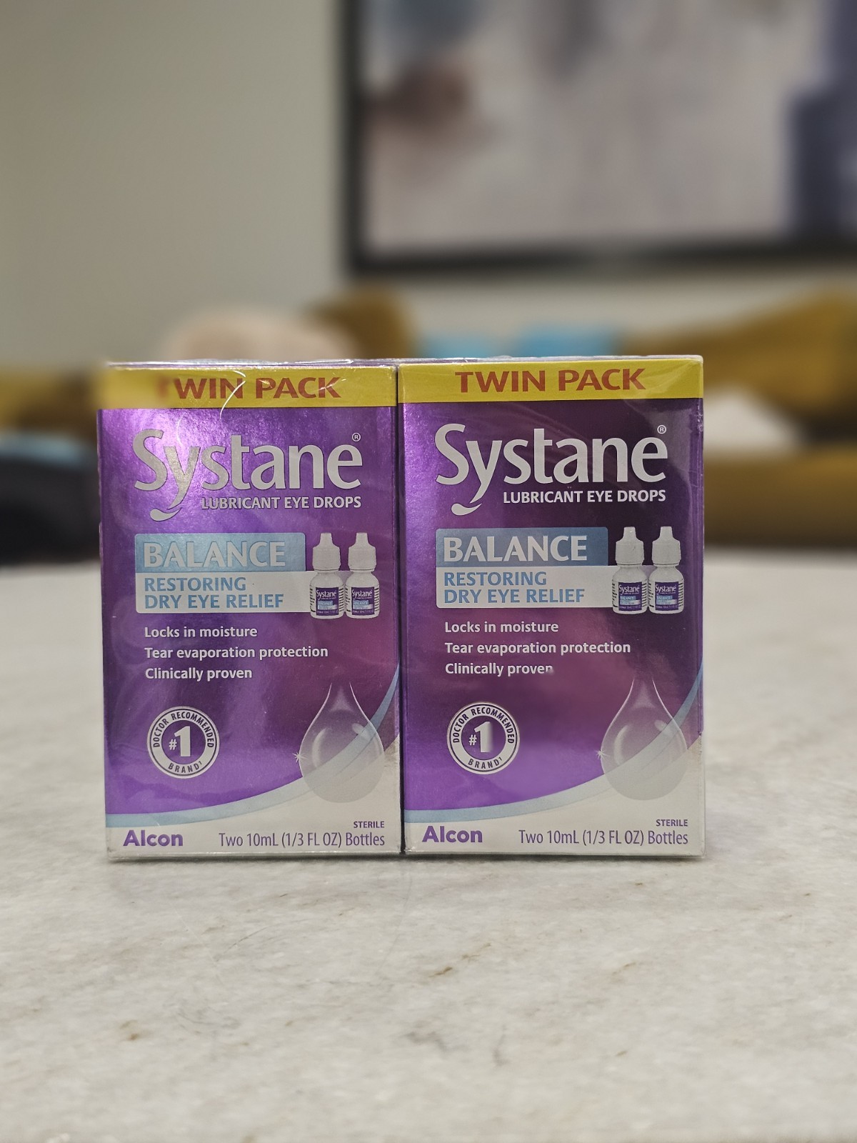 For Dry Eyes Symptoms, 10ml, Twin, 4 Total