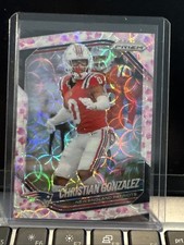2025 Panini Prizm Christian Gonzalez Cherry Blossom Scope #08/15 Patriots Clean!