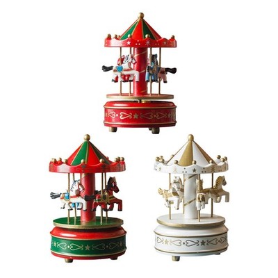 Weihnachtskarussell Spieluhr Ornament für Jubiläumsgeschenk vielseitig