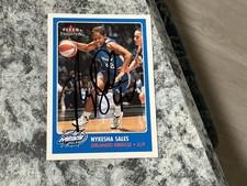 2001 WNBA NYKESHA SALES ORLANDO MAGIC AUTOGRAPH SIGNED RARE