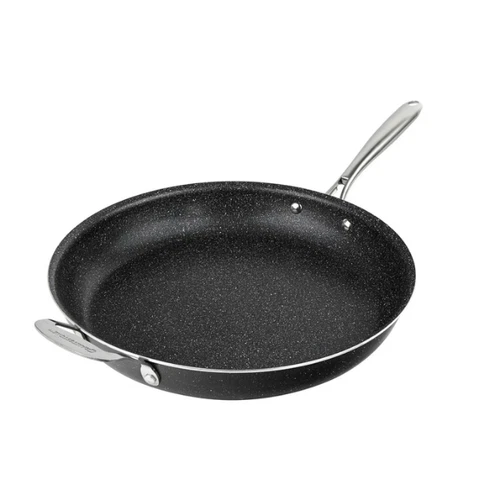 Granitestone - The Family Pan - 14" Extra Large Skillet, Without Lid, Black