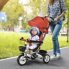 6 in 1 Baby Push Tricycle with