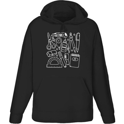 'Stationery Set' Adult Hoodie / Hooded Sweater (HO060780)