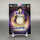 2025 Topps Midnight Dylan Harper Autograph Relic /199 (RC) San Antonio Spurs