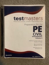 TestMasters Exam Prep PE Civil Engineering St...