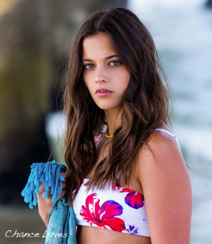 Chance Loves Red Floral BANDEAU 2-PIECE Bikini SET for Tween, Teen, Junior Girls - Picture 12 of 12