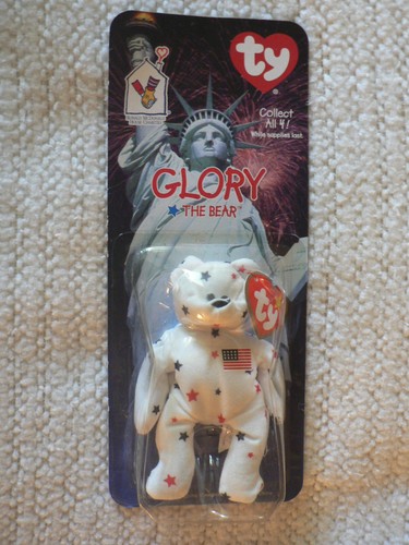 Nuevo Ty Teenie Original Beanie Baby Glory the Bear 1997 McDonalds con error en la etiqueta - Imagen 8 de 10