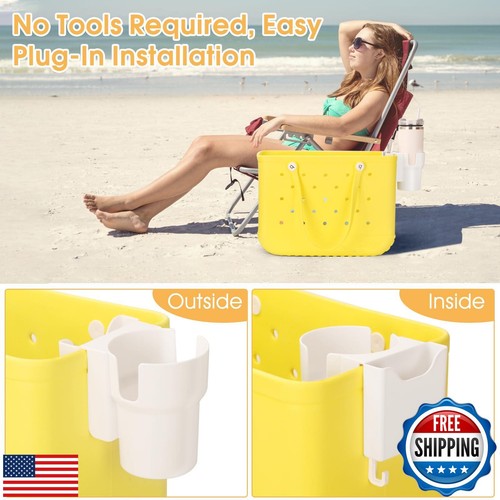 Cup and Phone Holder for Bogg Bag - Suitable for Bogg Bag and Simply Southern - Picture 4 of 5