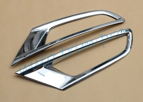 Chrome Front Rear Fog Light Lamp Cover For Mazda CX-3 DK 2016-2024 Accessories - Picture 7 of 8