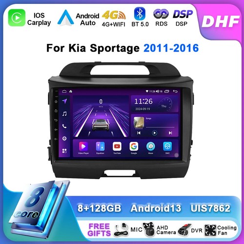 Android Car Radio For KIA Sportage 2011-2016 GPS Auto Multimedia Player Screen - Picture 2 of 30