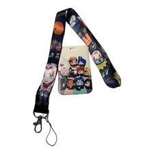   Anime Lanyard Mobile Phone ID Card Holder 45cm Strap Keychain