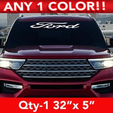 Ford Logo Windshield Decal Sticker 30w X 5 Any 1 Color