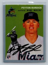 CB Peyton Burdick Rookie 2023 Topps Chrome Platinum Anniversary #61 Refractor