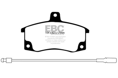 EBC Ultimax2 Front Brake Pads | 86-89 Acura Integra 1.6